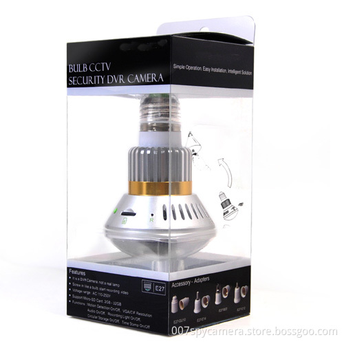 Spy Bulb CCTV Security DVR Camera with Remote Control Light LM-BC1111